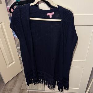 Lilly Pulitzer Navy Blue Cardigan